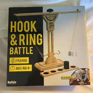 Sealed Hook & Ring Battle Game Family Adult Drinking 2 person Team NIB